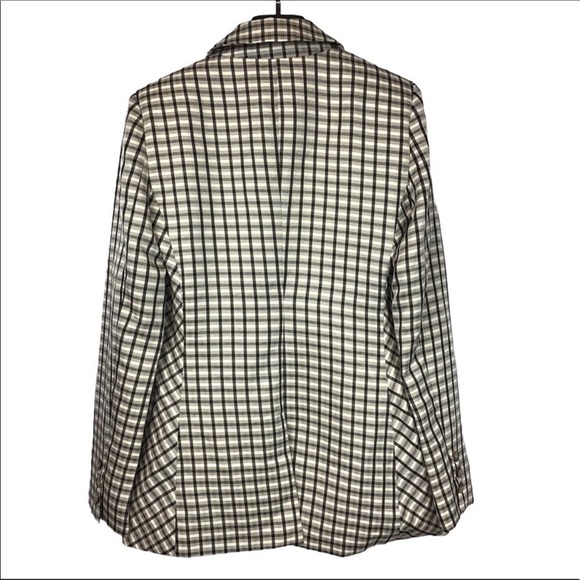 EXPRESS X Negin Mirsalehi plaid boyfriend Blazer - Picture 5 of 16